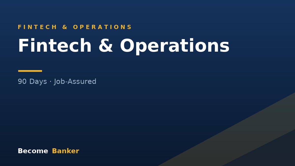 Fintech & Operations