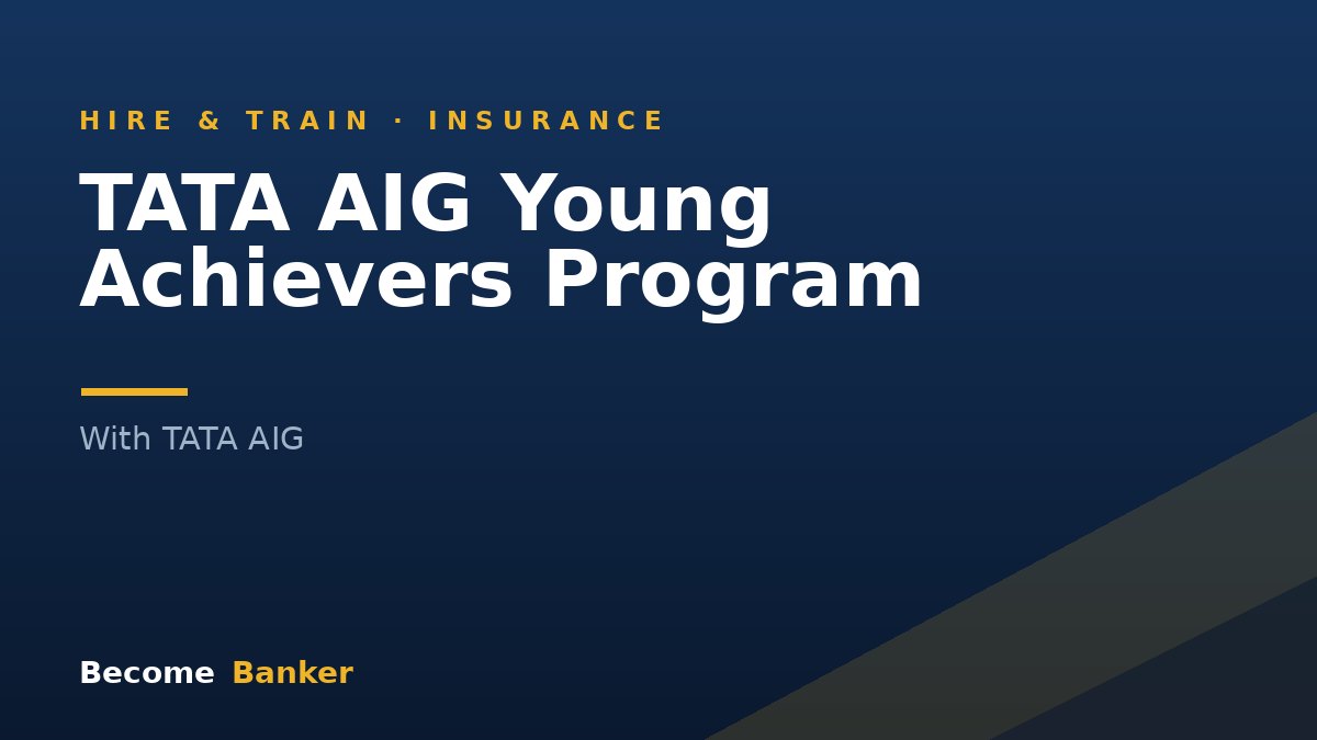 TATA AIG Young Achievers Program